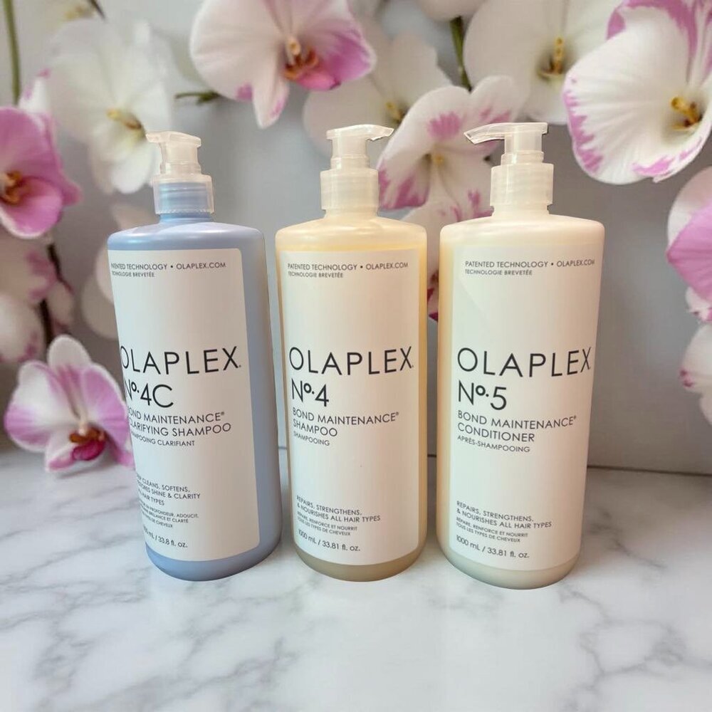 Olaplex Maintain Hair Health No. 4 5 & 4C Size 33.8 oz Liter each